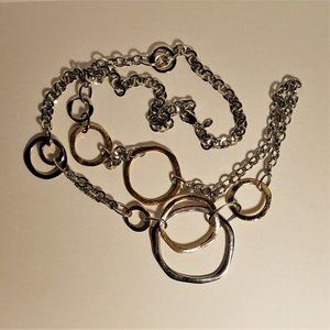 Premier Designs 2-Tone Circles "Cutting Edge" Chn